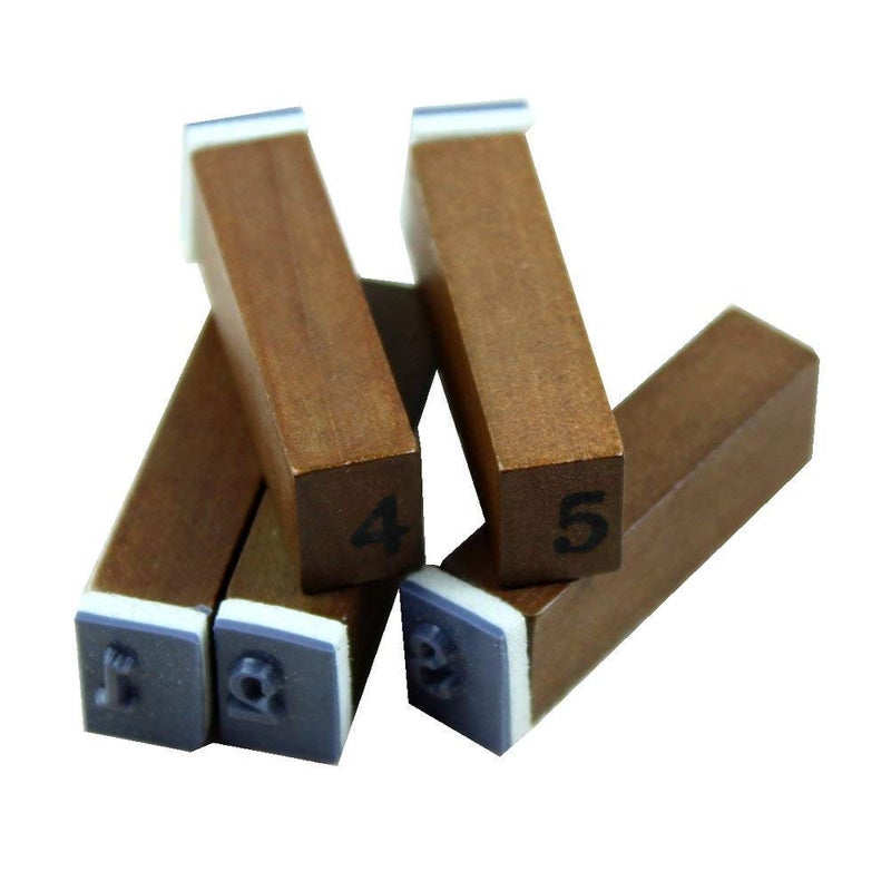 Estone 70pcs/set Wooden Box multipurpose Number Alphabet Letter Wood Rubber Stamp New - Image 5